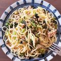だんこいもころ's cooksnap of when they made こくうま！小松菜とツナの和風パスタ.