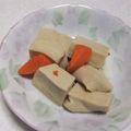 きらり流れ星's cooksnap of when they made 高野豆腐 含め煮 白だし 甘さ控目.