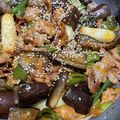 わさもな's cooksnap of when they made なすと豚肉と長ねぎの甘辛ヤンニョム炒め.
