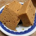 mio310mio's cooksnap of when they made 信玄餅風きな粉蒸しパン♪.