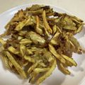 papikun's cooksnap of when they made カリジュワッ♡さつま芋と豚肉の唐揚げ.