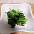 ゆかみちこ's cooksnap of when they made レンジで簡単☆小松菜の塩昆布ナムル風.