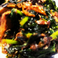 ままゆこ's cooksnap of when they made サバと大根菜の炒め和え.