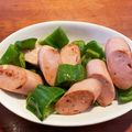なーなちゃん's cooksnap of when they made 魚肉ソーセージとピーマンの炒め物♬+゜.
