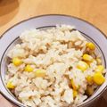 ママメイン！時々子供's cooksnap of when they made 炊飯器で簡単！バター醤油コーンライス.
