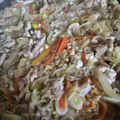 まりゆりひろこ's cooksnap of when they made 千切り野菜たっぷりの豚しゃぶ鍋.