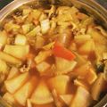 みちばたの花's cooksnap of when they made ハロウィンにも♡具だくさんほうとう鍋.