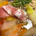 がこっぴ's cooksnap of when they made 野菜を巻いて ねぎ塩白だし豚しゃぶ鍋.