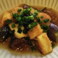 なち☆★'s cooksnap of when they made ナスとオクラ入りみぞれ煮の揚げ出し豆腐✿.