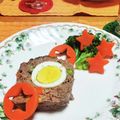 S＆K's cooksnap of when they made 【適塩レシピ】ごちそうミートローフ.
