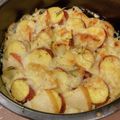 ●ゆゆゆ●'s cooksnap of when they made チーズ好きの薩摩芋と林檎のグラタン.
