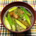 にきけん's cooksnap of when they made 簡単♡アスパラとウインナーの味噌汁♡.