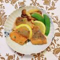 コムギ大好き's cooksnap of when they made 鮭のムニエル～レモンガーリックバター醤油.
