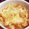 ママメイン！時々子供's cooksnap of when they made 混ぜるだけ！簡単☆即席チーズドリア♪.