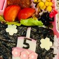ポジティブマミー's cooksnap of when they made ケーキのお弁当☆キャラ弁☆お誕生日.