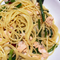 ✳︎みるく✳︎'s cooksnap of when they made サーモンとほうれん草の和風パスタ.