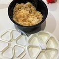 rei_nk's cooksnap of when they made 炊飯器使用 ガーリック焼きおにぎり.