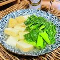 料理男子部🍻's cooksnap of when they made かつお菜と絹あげの煮浸し.