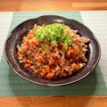 FGO☆'s cooksnap of when they made 人参大量消費!!人参と挽き肉のそぼろ煮.