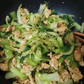 クックUH3NVG☆'s cooksnap of when they made サッと炒めて【青梗菜と卵のオイスター炒め.