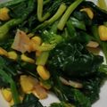 ヨシヨッシー's cooksnap of when they made ほうれん草のガーリックソテー.