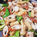 fuka6616's cooksnap of when they made ねぎたっぷり♡ちくわと油揚げの甘辛炒め.