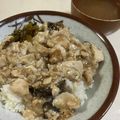 papikun's cooksnap of when they made ランチ丼に～なすと豆腐のスタ丼.