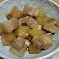 55才のおじさん's cooksnap of when they made 15分煮るだけ簡単！大根と豚バラの角煮風.