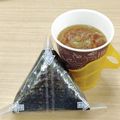 蕎麦の華's cooksnap of when they made 塩シャケと野沢菜漬けのおにぎり.