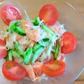 ちーまぐ's cooksnap of when they made ☆サーモンときゅうりのマリネ☆.
