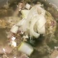 ♡mio1216♡'s cooksnap of when they made ♪レタスとベーコンの胡麻スープ♪中華風♪.