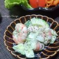 かおりかざり's cooksnap of when they made 海老とアボカドのバジルマヨネーズ和え.