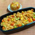 島子☆'s cooksnap of when they made 冷やご飯で☆レンチンケチャップライス.
