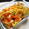 nico•×•'s cooksnap of when they made オレンジ白菜の塩もみサラダ.