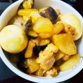 J_son's cooksnap of when they made 大根とナスしみしみ鶏肉の照り煮込み.