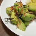 chaーki's cooksnap of when they made 超簡単おつまみ♪　アボカドふじっ子海老！.