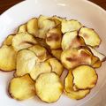 みーつー's cooksnap of when they made レンジで4分⭐︎さつまいもチップス.
