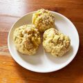 ちゃんと's cooksnap of when they made ホケミで簡単☆お豆腐のさつま芋スコーン。.