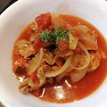 ばたみそーぱん☆'s cooksnap of when they made 豚こま肉のイタリアン風トマト煮込み.
