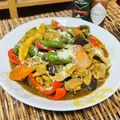 料理男子部🍻's cooksnap of when they made ナス、ピーマン、トマト♪夏野菜カレー！.