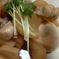 シルベーヌ４１５'s cooksnap of when they made ご飯が進む！鶏もも肉と大根のポン酢煮.