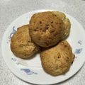 yuli1223's cooksnap of when they made ホットケーキミックスでバナナスコーン.