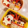 パッシーユ's cooksnap of when they made クリスマス♡キャラ弁＊サンタ＆トナカイ.