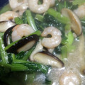 cmeha's cooksnap of when they made ☼えびと小松菜のにんにく炒め.