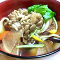 ぽろっとＱちゃん's cooksnap of when they made きのこと根菜の小うどん.