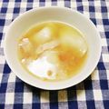 ﾁｲﾁｬﾝﾏﾏ's cooksnap of when they made 簡単☘️大根とベーコンのひら②スープ.
