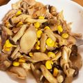 カヘルさん's cooksnap of when they made ☆簡単☆たっぷりキノコのバター醤油ソテー.