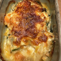ミルクボール's cooksnap of when they made 鮭とほうれんそうの和風グラタン.
