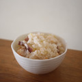 みるく茶's cooksnap of when they made 新米に合う！さつまいもと鮭の炊き込みご飯.