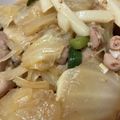 わんあみ's cooksnap of when they made 余ったもつ鍋の簡単なシメ☆.